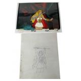 She-Ra Original Artist Sketches(6) + Original Cel She-Ra Original Artist Sketches(6) + Original Cel