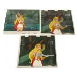 3 She-Ra Animation Cels by Filmation 3 She-Ra Animation Cels by Filmation