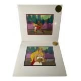 Two Original She-Ra Animation Cels, Matted Two Original She-Ra Animation Cels, Matted
