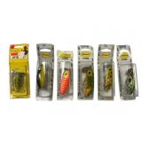 Six Arbogast Fishing Lures Six Arbogast Fishing Lures