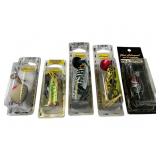 5 Fred Arbogast Fishing Lures 5 Fred Arbogast Fishing Lures