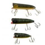 3 Heddon Lucky 13 Fishing Lures 3 Heddon Lucky 13 Fishing Lures