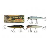 3 Pflueger Mustang Minnows Size 5 3 Pflueger Mustang Minnows Size 5