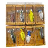 8 Fred Arbogast Jitterbug Lures 8 Fred Arbogast Jitterbug Lures