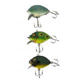 Three Heddon Punkinseed Lures Three Heddon Punkinseed Lures