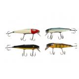 4 Pflueger Mustang Fishing Lures 4 Pflueger Mustang Fishing Lures