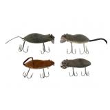 Four Heddon Meadow Mouse Lures Four Heddon Meadow Mouse Lures
