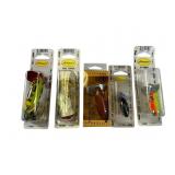 5 Assorted Heddon Fishing Lures 5 Assorted Heddon Fishing Lures