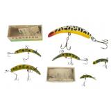 6 Helin Flatfish Lures With Boxes 6 Helin Flatfish Lures With Boxes