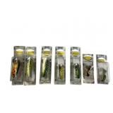 7 Rapala Fishing Lures in Packaging 7 Rapala Fishing Lures in Packaging