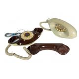 2 Vintage Genie & ATC Genie Rotary Telephones 2 Vintage Genie & ATC Genie Rotary Telephones