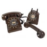 2 Nathan Telecom Rotary Telephones 2 Nathan Telecom Rotary Telephones