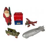 Antique Cast-Iron Toys and Banks Set Antique Cast-Iron Toys and Banks Set