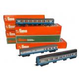 7 HO Scale Lima Passenger Cars Lot 7 HO Scale Lima Passenger Cars Lot