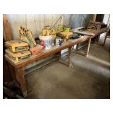 Large Plywood Top Work Table