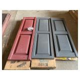 Three Sets of Colored Shutters