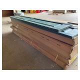 Six Sets of 63-Inch Green Shutters