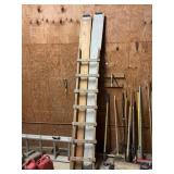 Wooden Chicken Ladder with Scaffolding Planks