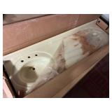 Large Cultured Marble Double Sink