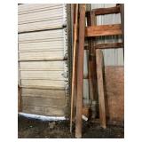 Two Steel Posts and Concrete-Filled Pole