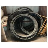 Large Grouping of PVC Piping Coils