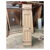 Natural Wood Closet Door, 16 x 80 Inches