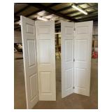 Six Folding Closet Doors, 36ï¿½80 Inches Each