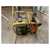 Gas-Powered Water Pump with Frame