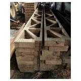 Fourteen Wood Roof Trusses, 19ï¿½10ï¿½ Length
