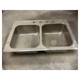 Stainless Steel Double Sink Unit