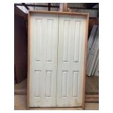 Four Panel Closet Door Set with Frame