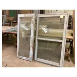 Two Vinyl Windows for Installation