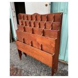 Custom Made Wooden Pamphlet Cabinet