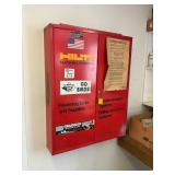 Hilti Fastener Cabinet With Shelves