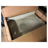 Cultured Marble Basin Sink by Zenz
