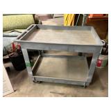 Two-Tiered Rolling Utility Cart