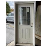 Pre-Hung Exterior Door With Glass Panel