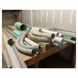 PVC Pipe and Wood Beams