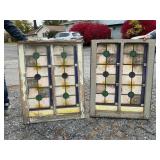 2 Stained Glass Windows, 41.5 x 32 In.