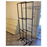 Two Metal Display Racks, 6.5 Feet Tall