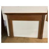 Early 20th-Century Wooden Mantel