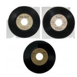 Three Promo 45 RPM Records