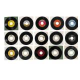 15 Collectible 45 RPM Records