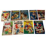 Nine 1950s/60s Dell and Harvey Comics