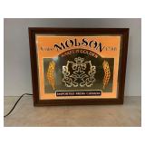 Molson Illuminated Advertising Sign