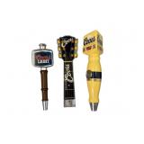 Three Coors Beer Tap Handles