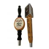 Two Yuengling Black & Tan Tap Handles