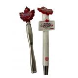 Two Molson Canadian Beer Tap Handles