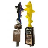 Two Dogfish Head Tap Handles