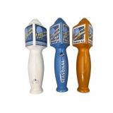Three Porcelain Beer Taps